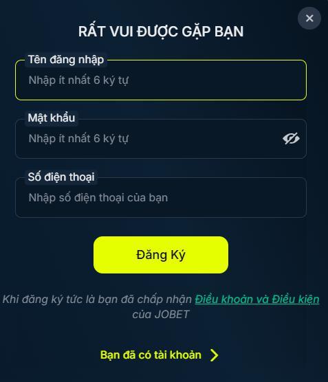 Đăng kí nhanh gọn