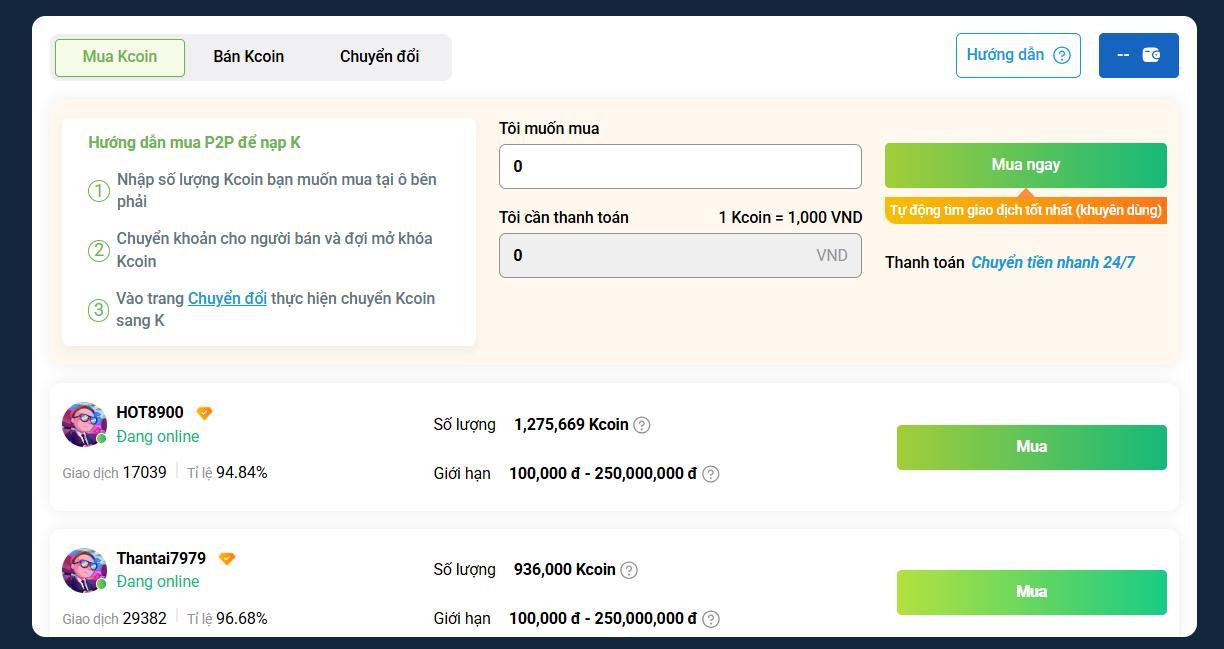 Giao dịch P2P